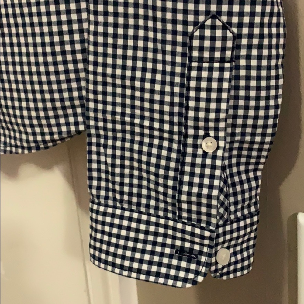 Hollister Gingham Print Collared Button Down Top - image 5